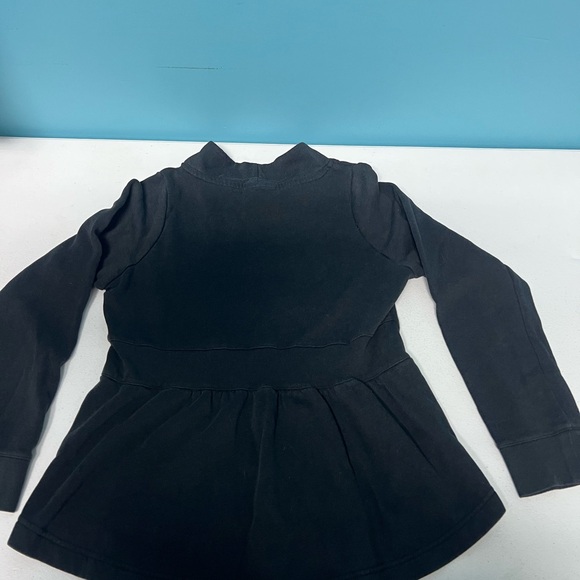 Nike Black Long Sleeve mock turtleneck flare, peplum top. Youth large. - Picture 2 of 5